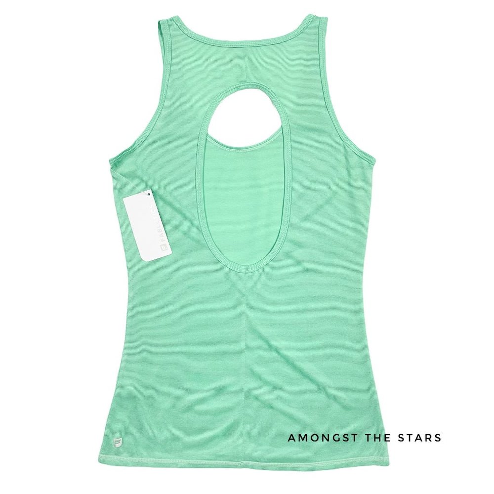 Fabletics Embra Mint Green Cut Out Tank Top - Picture 6 of 7
